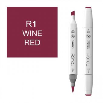 Маркер Touch Twin Brush 001 красное вино R1
