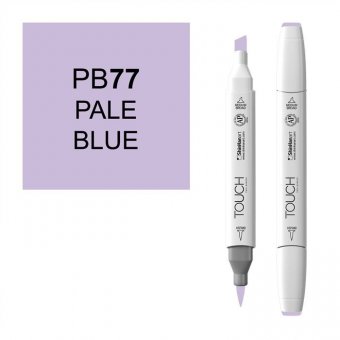 Маркер Touch Twin Brush 077 бледный синий PB77