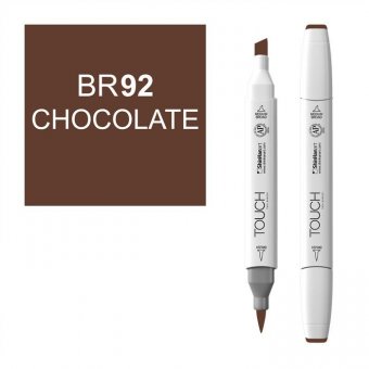 Маркер Touch Twin Brush 092 шоколадный BR92