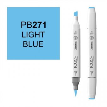 Маркер Touch Twin Brush 271 светло голубой PB271