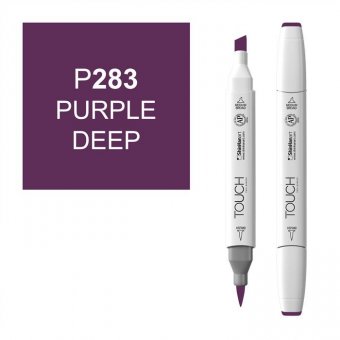 Маркер Touch Twin Brush 283 глубокий фиолетовый P283