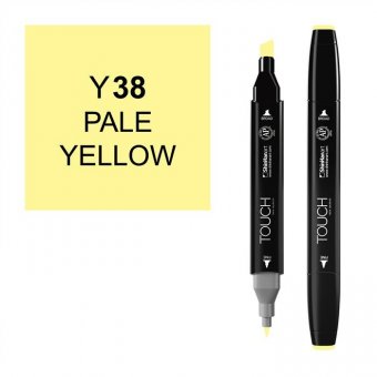 Маркер Touch Twin 038 бледный желтый Y38