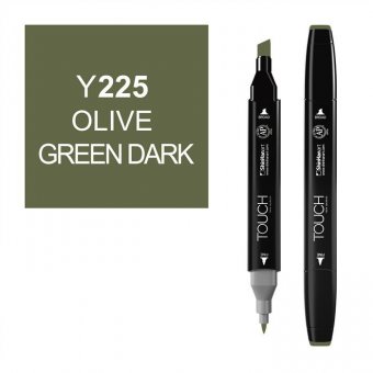 Маркер Touch Twin 225 темно-зеленый оливковый Y225