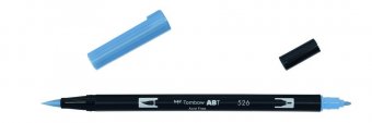 Маркер-кисть Tombow ABT Dual Brush Pen 526 синий истинный