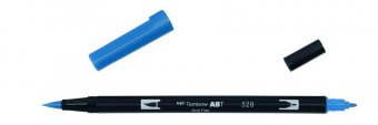 Маркер-кисть Tombow ABT Dual Brush Pen 528 синий глубокий