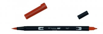 Маркер-кисть Tombow ABT Dual Brush Pen 947 сиена жженая