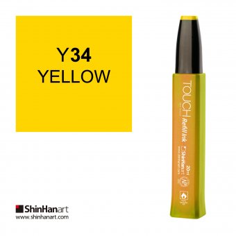 Чернила Touch Twin Markers Refill Ink 034 желтый Y34