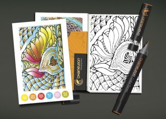 Раскраска-склейка для маркеров Chameleon Zen/ Дзэн