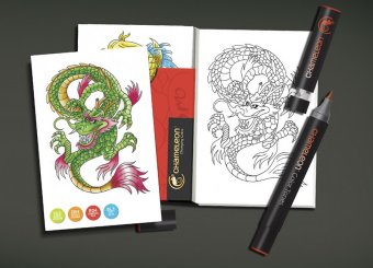 Раскраска-склейка для маркеров Chameleon Tattoo/ Татуировка