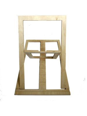 Мольберт настольный складной, 8 уровней наклона, 30х46х1 см