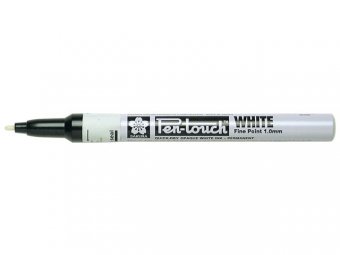 Маркер Sakura Pen-Touch Белый средний стержень 1.0мм