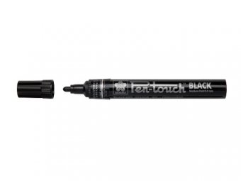 Маркер Sakura Pen-Touch Черный толстый стержень 2.0мм