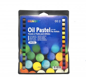 Пастель масляная Mungyo Oil Pastel круглая 24 цвета