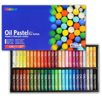 Пастель масляная Mungyo Oil Pastel круглая 48 цветов