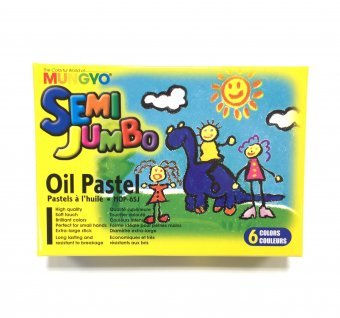 Пастель масляная Mungyo Jumbo Oil 6 цветов