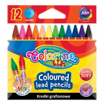 Карандаши цветные Colorino мини 12 штук (9 см)