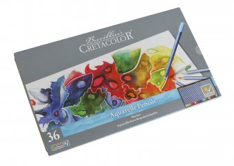 Набор  акварельных карандашей CretacoloR "MARINO", 36 цветов в металлической коробке