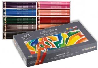 Набор цветных карандашей  CretacoloR "Artist Studio Line", 10 цветов по 25 шт., картонная коробка