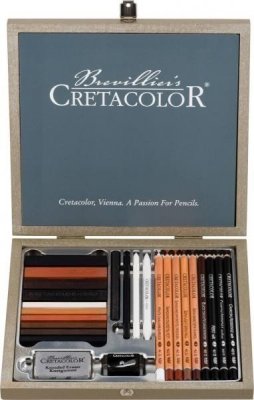 Художественный набор CretacoloR Passion Box в деревянной коробке