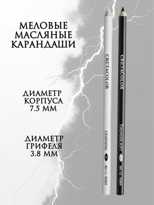 Набор карандашей для рисунков и графики CretacoloR "Гром и Молния"