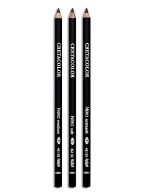 Набор карандашей CretacoloR Nero  (очень мягкий, мягкий и средний)