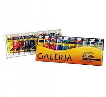 Набор акриловых красок W&N Galeria, тюбики, 10 шт по 60 мл