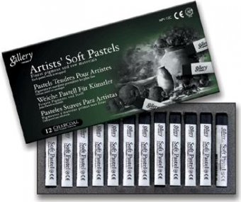 Пастель сухая Mungyo Gallery Soft, квадратная Ассорти 12 цветов