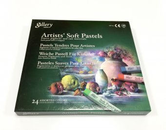 Пастель сухая Mungyo Gallery Soft, 24 цвета Soft, квадратная