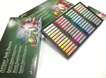 Пастель сухая Mungyo Gallery Soft, квадратная 48 цветов