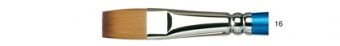 Кисть Winsor&Newton Cotman 555, синтетика, плоская  №16, длинная ручка