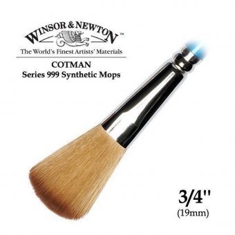 Кисть Winsor&Newton Cotman 999, синтетика для отмывок №3/4"