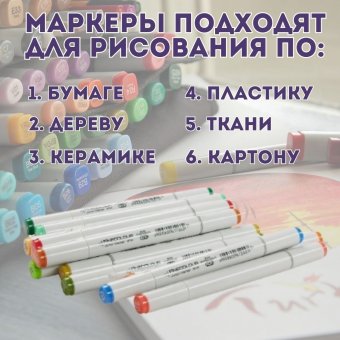 Набор маркеров для цветной графики Finecolour Junior 80 цветов