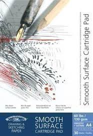 Альбом W&N  Smooth surface, 130 г/м.кв, А3, 30 листов