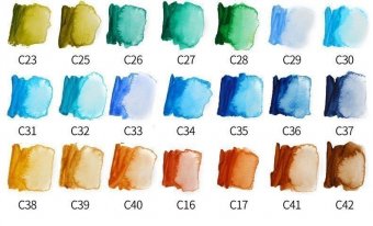 Художественные акварельные краски SoulArt 42 цвета