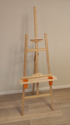 Мольберт Лира с полкой и стаканчиками SoulArt 175 см