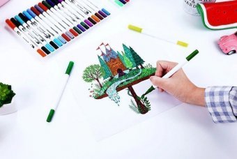 Набор маркеров и линеров SoulArt, 100 цветов