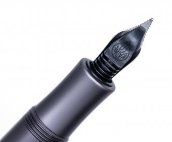 Ручка перьевая Kaweco AL Sport F антрацитовый алюминиевый корпус