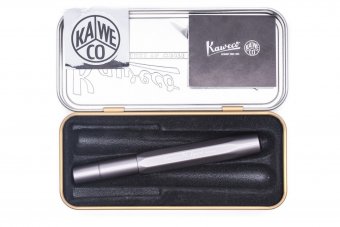 Ручка перьевая Kaweco AL Sport F антрацитовый алюминиевый корпус