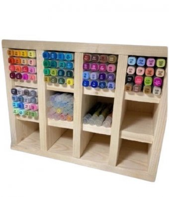 Подставка для маркеров SoulArt под покраску на 12 ячеек