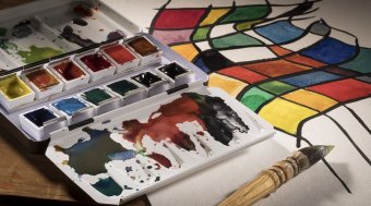 Набор акварельных красок Rembrandt Monopigmented 12 цветов, упаковка металл