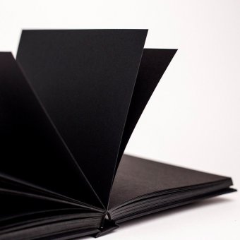 Скетчбук Малевичъ для графики Graf'Art, Total Black, 150 г/м, 14,5x19 см, 80л