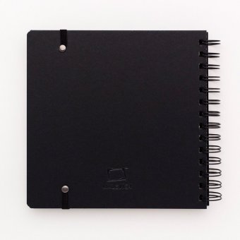 Скетчбук Малевичъ для графики Graf'Art, Total Black, 150 г/м, 19x19 см, 60л