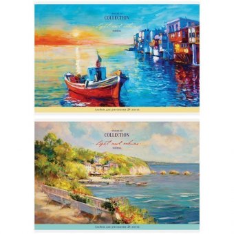 Альбом для рисования 24л, А4, на скрепке ArtSpace 