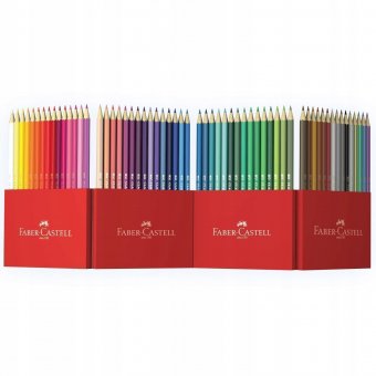 Карандаши цветные Faber-Castell, 60 цветов, картон. подставка, европодвес