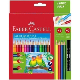 Карандаши цветные Faber-Castell 18 цветов+2