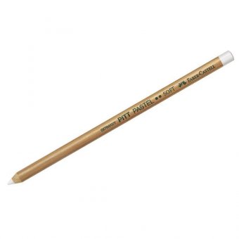 Пастельный карандаш Faber-Castell "Pitt Pastel" белый, мягкий, 285965