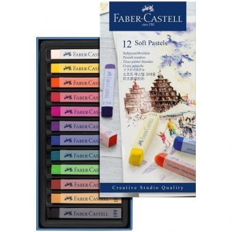 Пастель Faber-Castell "Soft pastels", 12  цветов, 285948