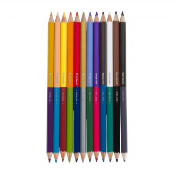 Набор из 12 двуцветных карандашей Bruynzeel