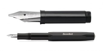 Перо-ручка Kaweco Calligraphy сдвоенный наконечник черный