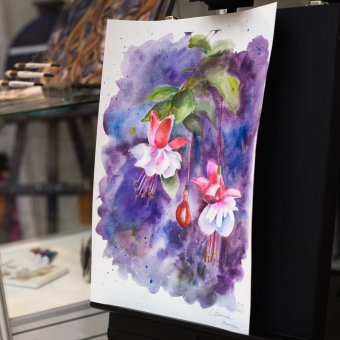 Бумага для акварели Малевичъ, 100% хлопок, 300 г/м, А4, 50л